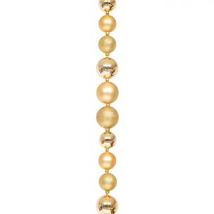 Guirlande boules 2m doré