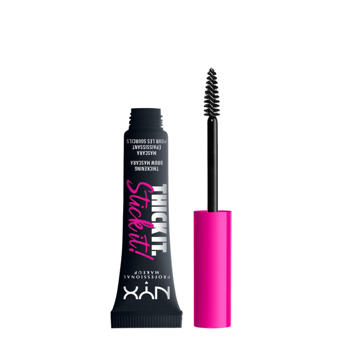 NYX Professional Makeup Mascara à Sourcils Thick It Stick It Black