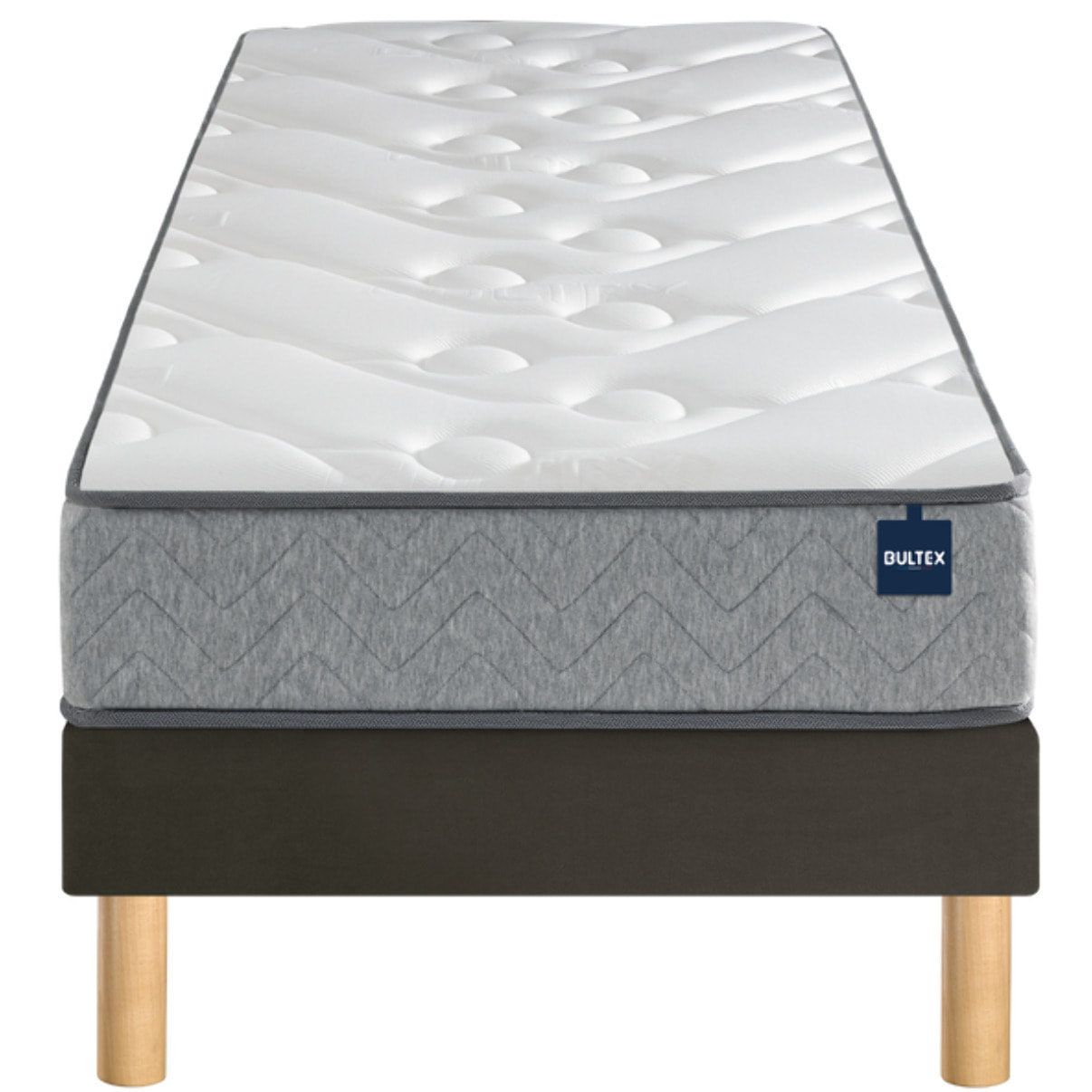 Ensemble ENERGIZING 1 place|Matelas H 23 cm avec sommier ferme |confort ferme