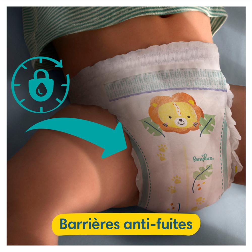 104 Couches-Culottes Baby-Dry Taille 3, 6kg - 11kg, Pampers