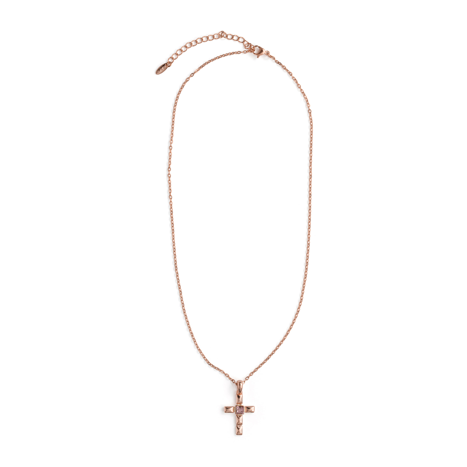 Collar Dawon acabado oro rosa 18k