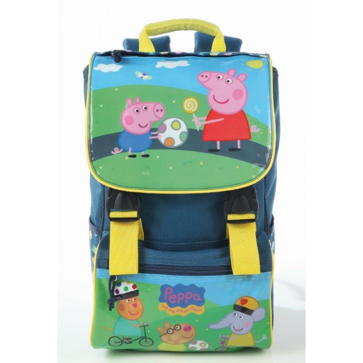 Peppa Pig Zaino Scuola Elementare Primino Blu Lui Peppa Pig Blu