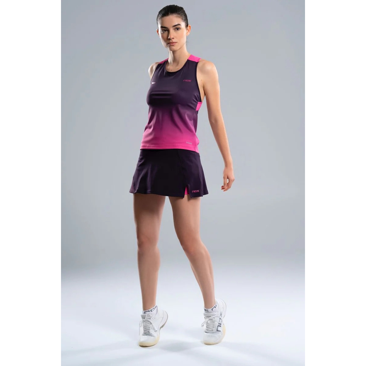 Falda mujer PRO blackberry rose