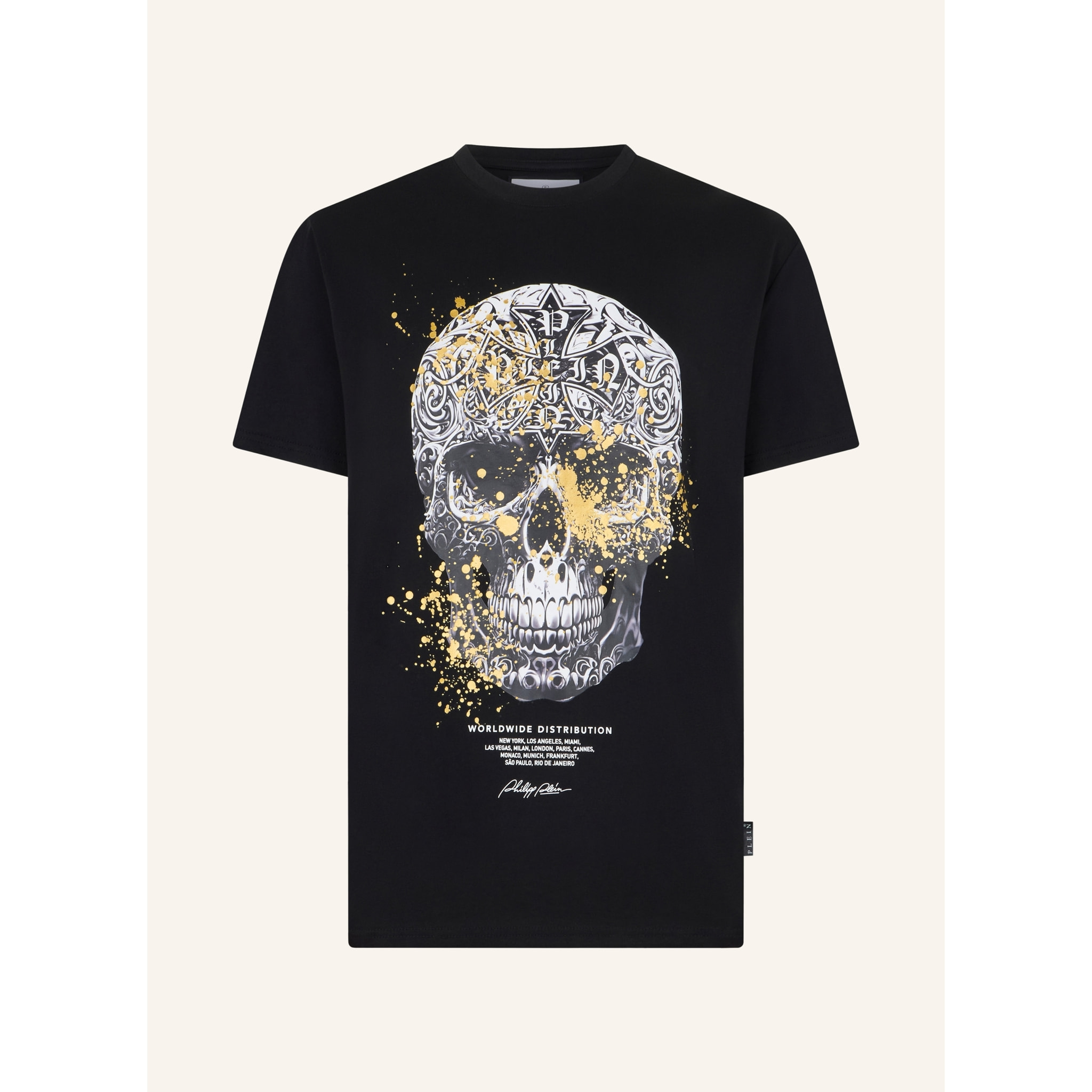 PHILIPP PLEIN T-shirt girocollo a maniche corte SKULL