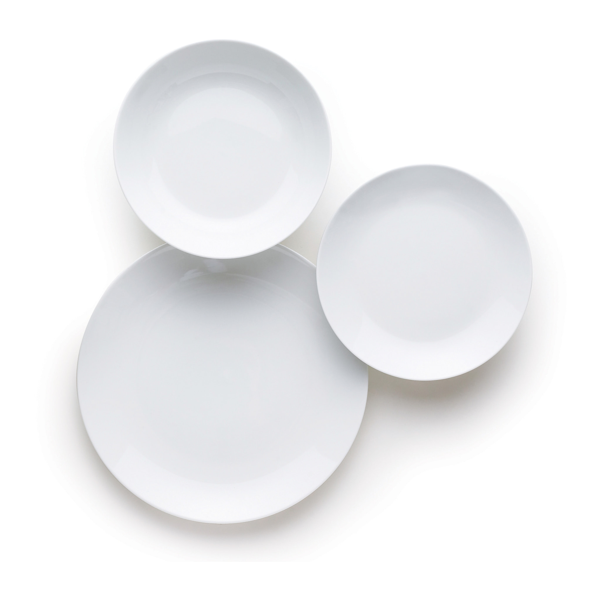 Service de table 18 pièces Excelsa – Coup, Porcelaine Blanc