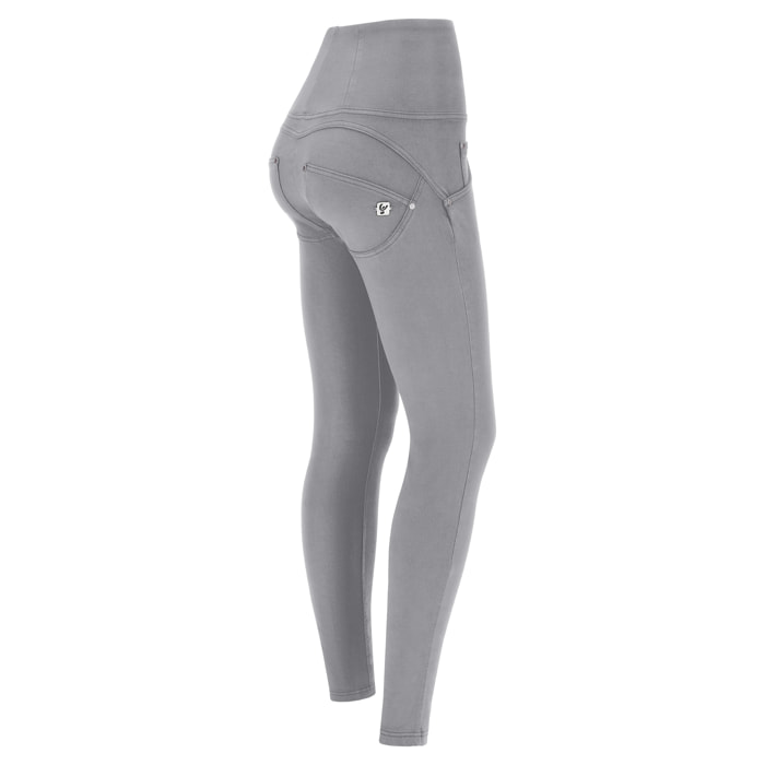 Pantaloni push up WR.UP® vita alta superskinny tessuto navetta