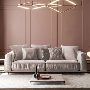 Canapé Velours Fiorenzo - 3 places