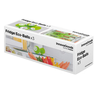 Pacchetto Di 3 Ecoballs Per Frigorifero - ABS (Senza BPA) - Verde - Ø5 cm