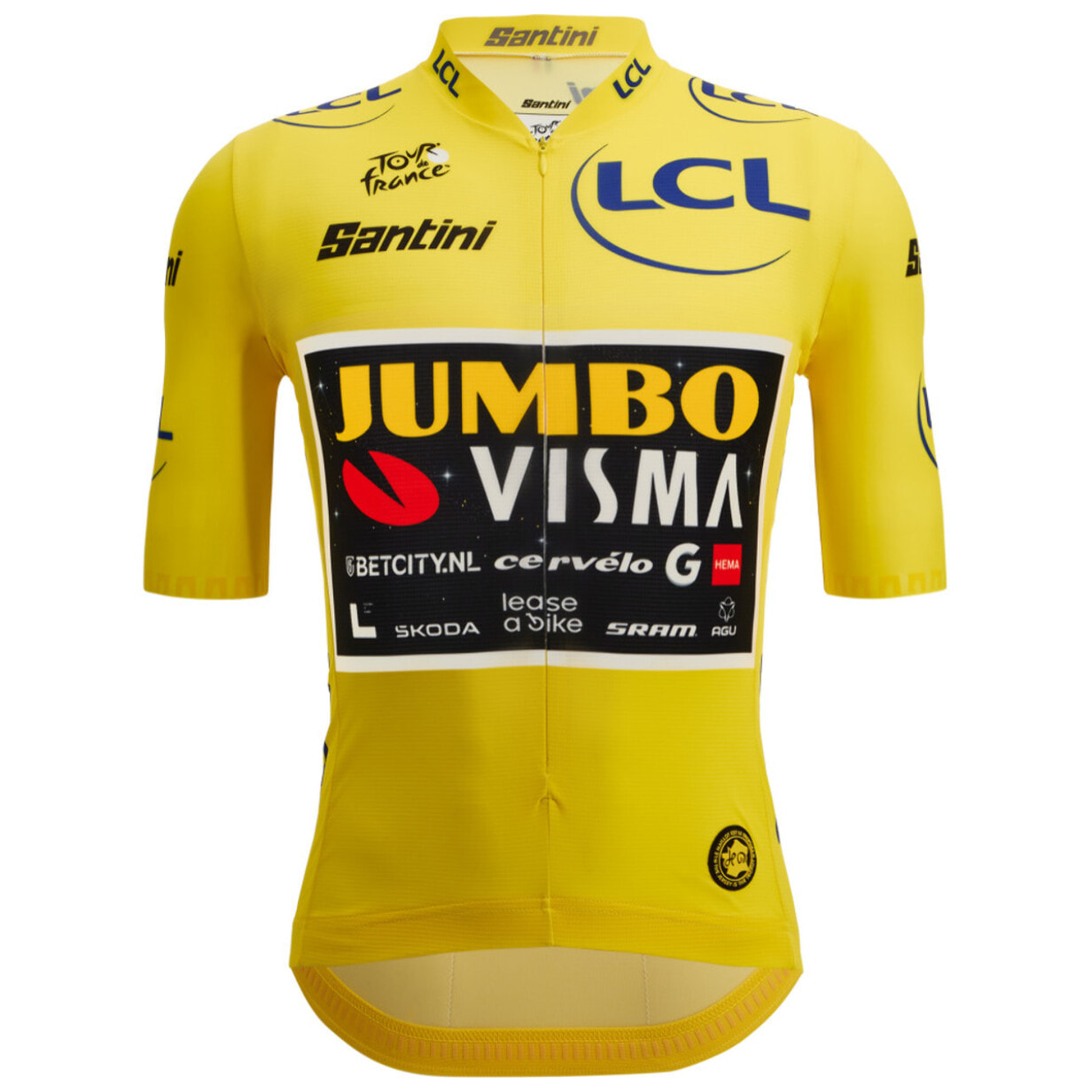 Tour De France 2023 - Maglia Gialla Vingegaard - Giallo - Uomo