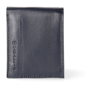 Portafoglio uomo in vera pelle - Modello False - Casual - 10.5 x 9.0 x 2.0 cm