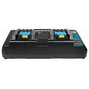 Cargador rápido DC18RD para 2 baterías de Li-ion 14.4V a 18V MAKITA - 196933-6