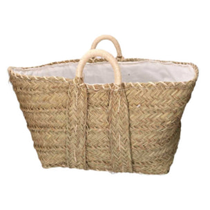 Borsa in paglia naturale cm75x40h36/46