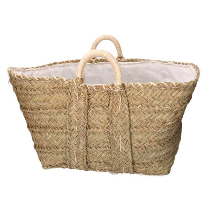 Borsa in paglia naturale cm75x40h36/46