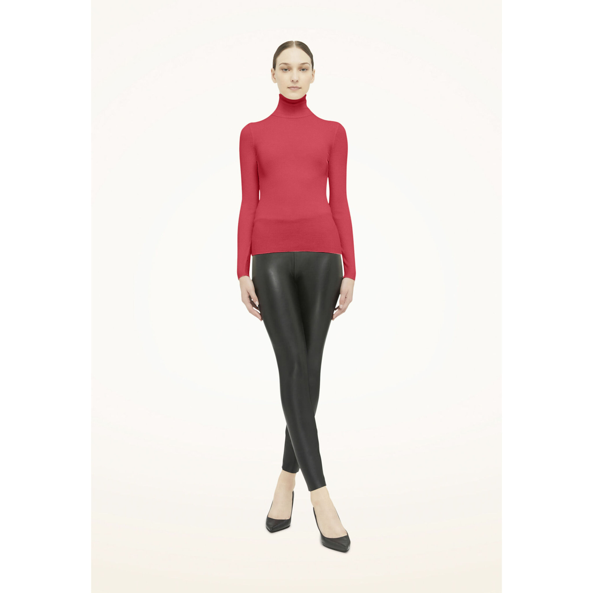Top a maniche lunghe Merino Fine Rib Top Long Sleev