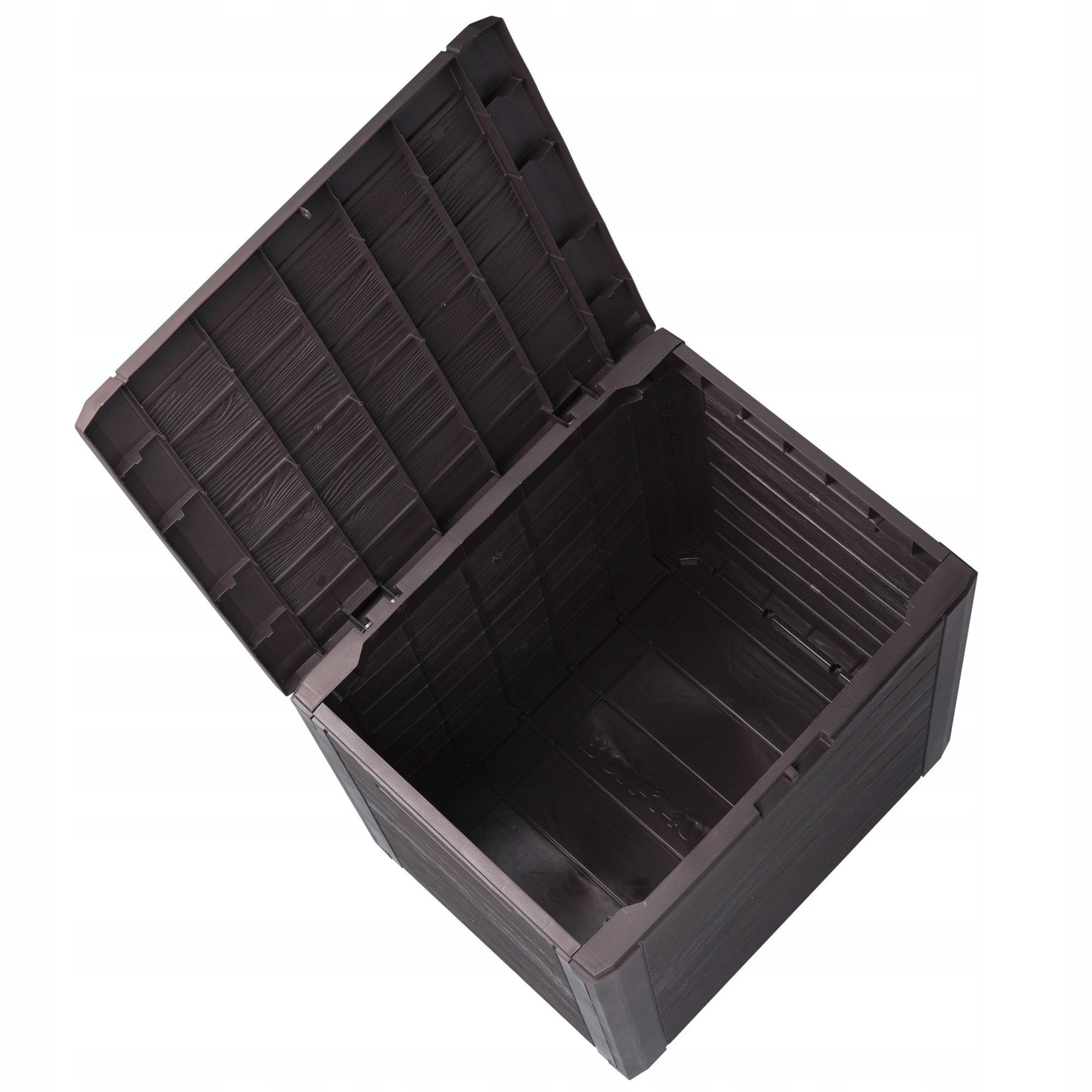 Baúl de jardín WOODEBOX 140L., dimensiones (mm) 585x460x550, color Ocre oscuro