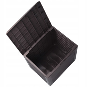 Baúl de jardín WOODEBOX 140L., dimensiones (mm) 585x460x550, color Ocre oscuro