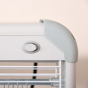 Lámpara Antimosquitos Eléctrico Profesional Mata Mosquitos Eléctrico 15W de Cada Tubo área 60m² con Luz UV para Exterior e Interior