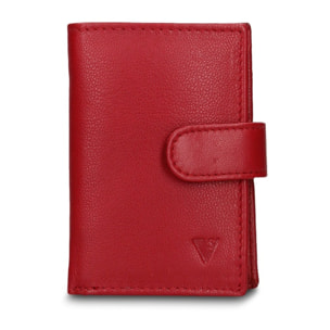 Portafoglio uomo in vera pelle - Modello Bastian Pro - Casual - 6.5 x 10.5 x 2.0 cm