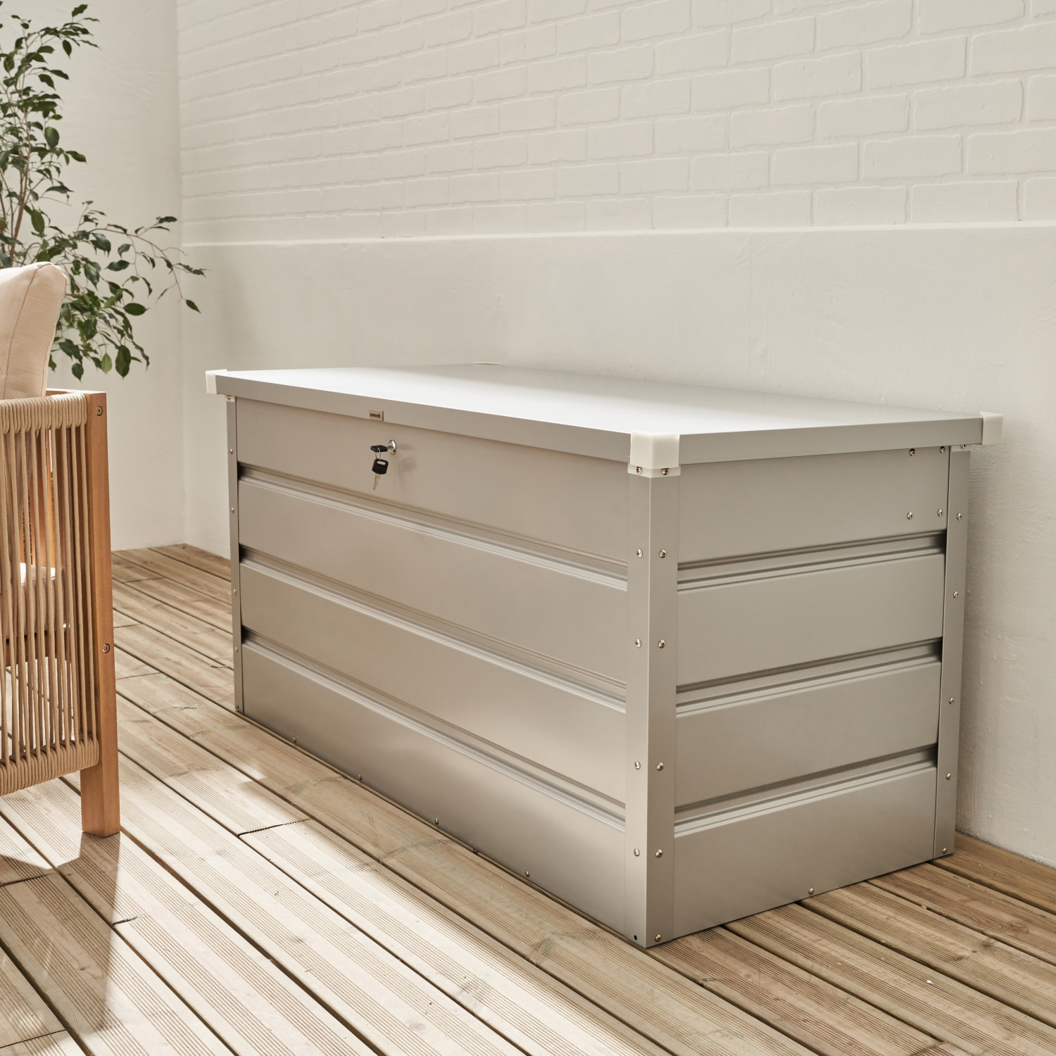 Coffre de jardin métal 385L DETROIT