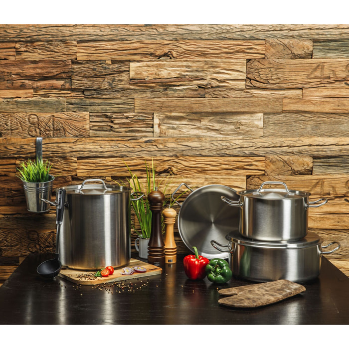 Casserole professionnelle acier inoxydable 14cm - tous feux  PROFESSIONNEL