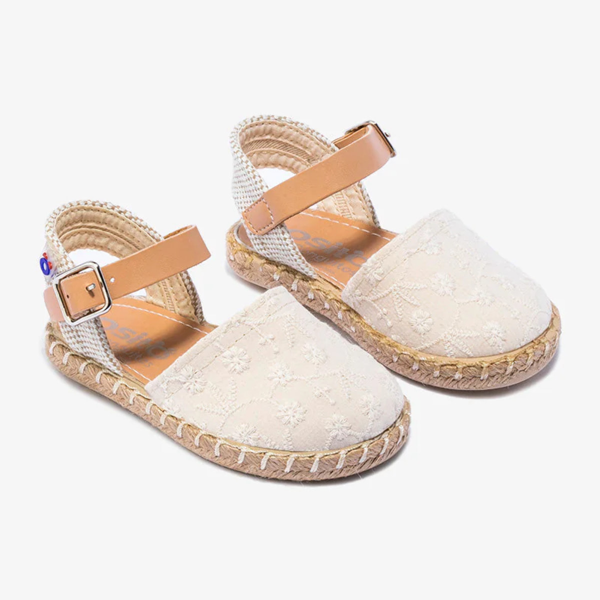 Alpargatas de Bebés Suela Yute Beige