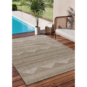 ORIA Alfombra de exterior beige, varias medidas disponibles.