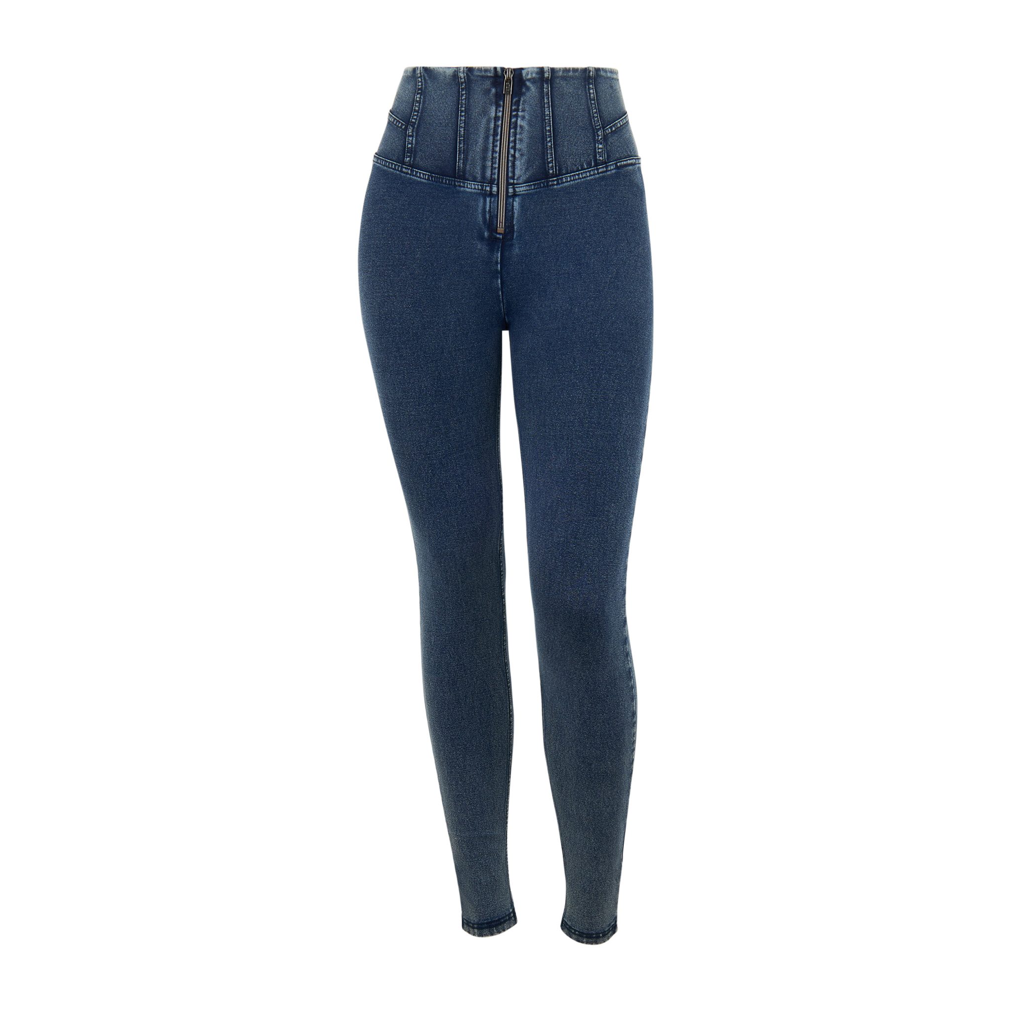 Pantaloni WR.UP® superskinny effetto denim vita alta design