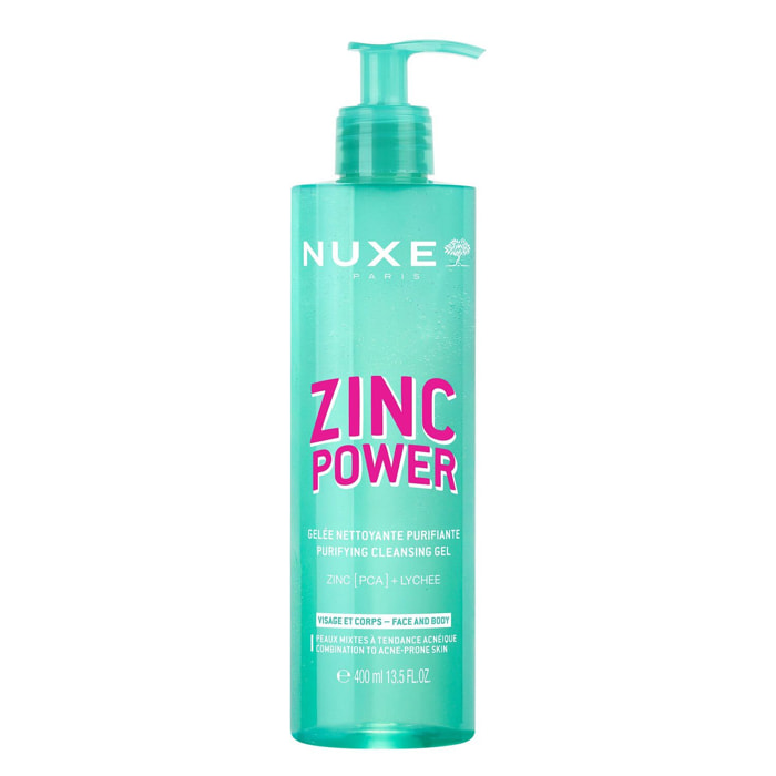 Zinc Power - Gelée Nettoyante Purifiante 400 ml