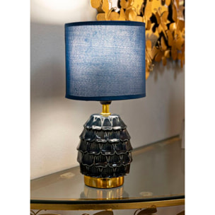 LAMPADA DA COMODINO PIGNY BLU CM Ø 15X30,5