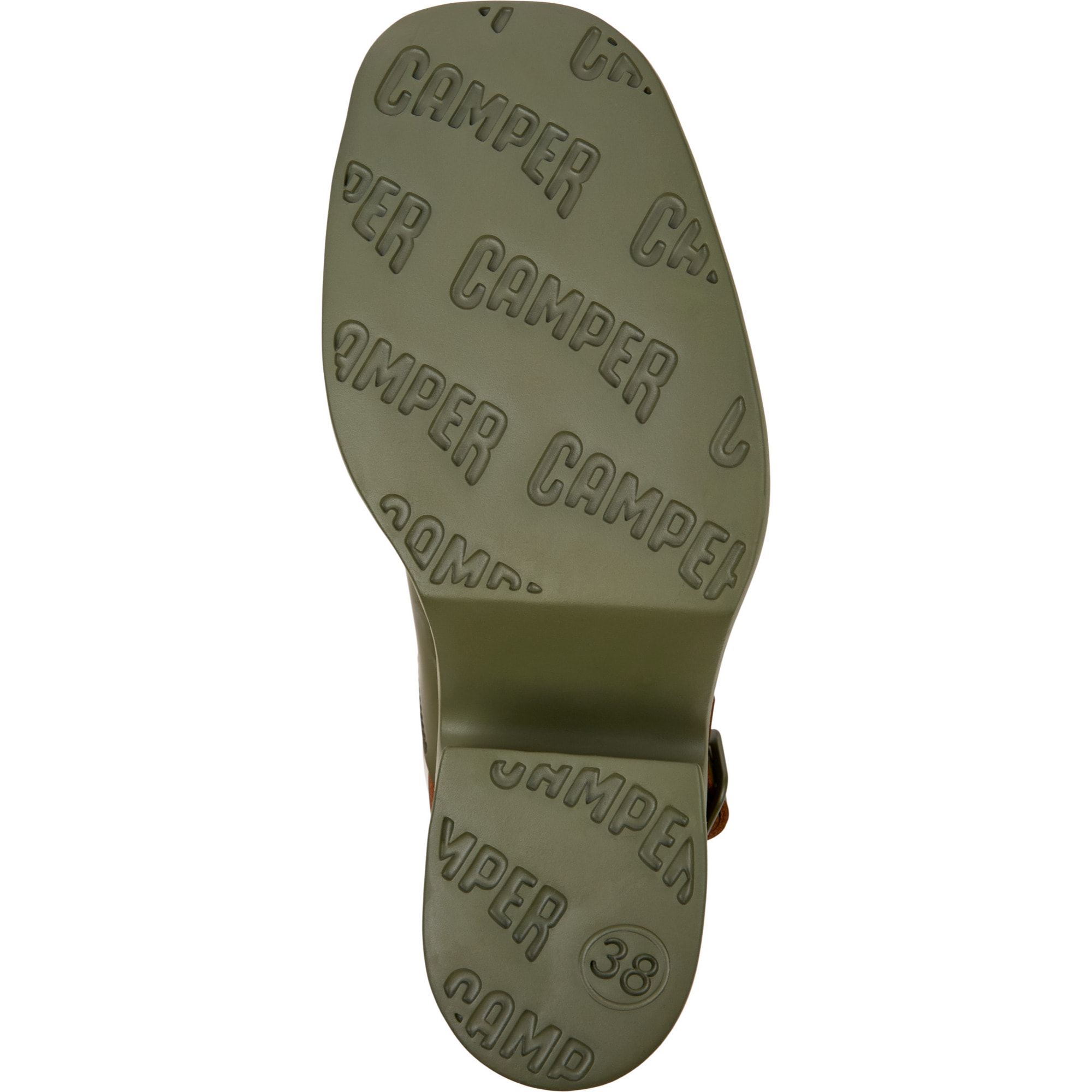 Sandalias - CAMPER Billie - Verde - Cuero liso