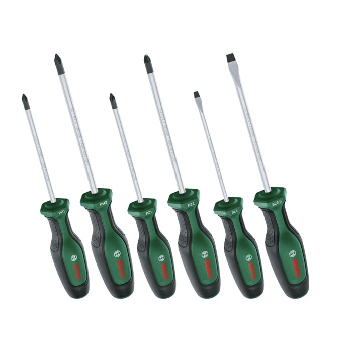 Set de tournevis haute performance - 6 pièces - BOSCH - 1600A02BX7