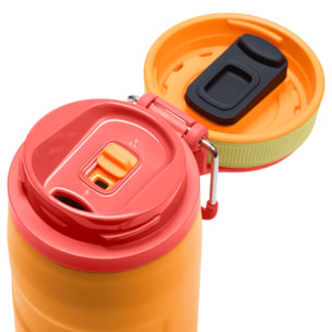 Borraccia Con Cannuccia - 0,47L - ICEFLOW™ BOTTLE TWIST FLIP 2.0 - Goldenrod Coral