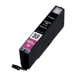 Cartouche d'encre CANON Originale CLI-551 XL Magenta Haute Capacité - 6446B001