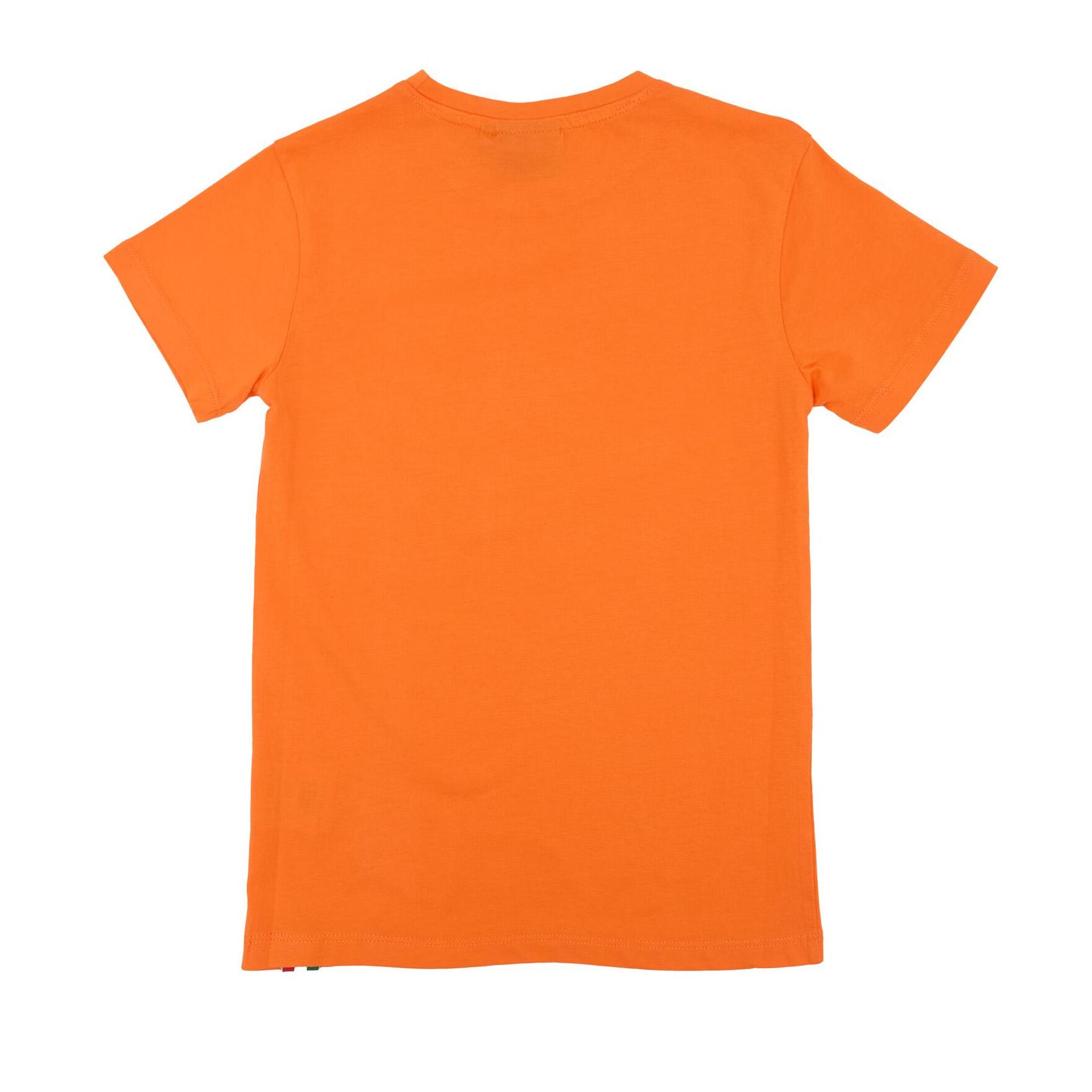 Camiseta básica de algodón de manga corta Leone para niños