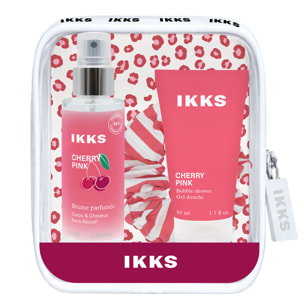Cherry Pink Wild - Coffret Brume Parfumée 100ml + Gel Douche 50ml et Chouchou