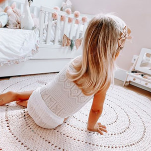 Camiseta Niña Tirante Perle Blanco Talla 8