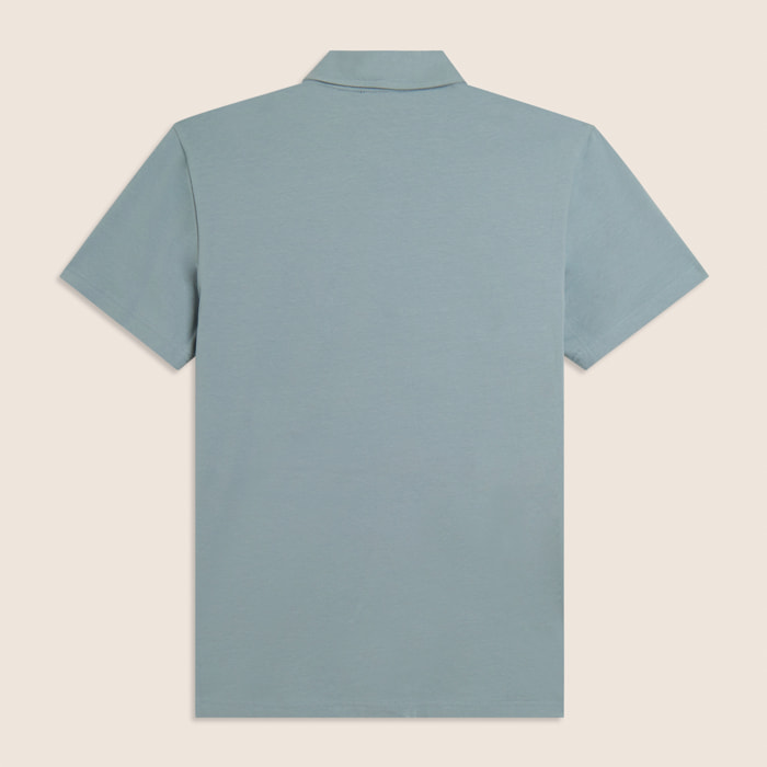 Polo in heavy jersey stretch con logo