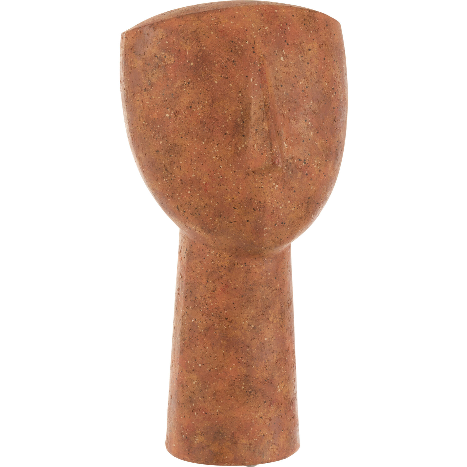 J-Line décoration Personnage Leo - polyrésine - terracotta