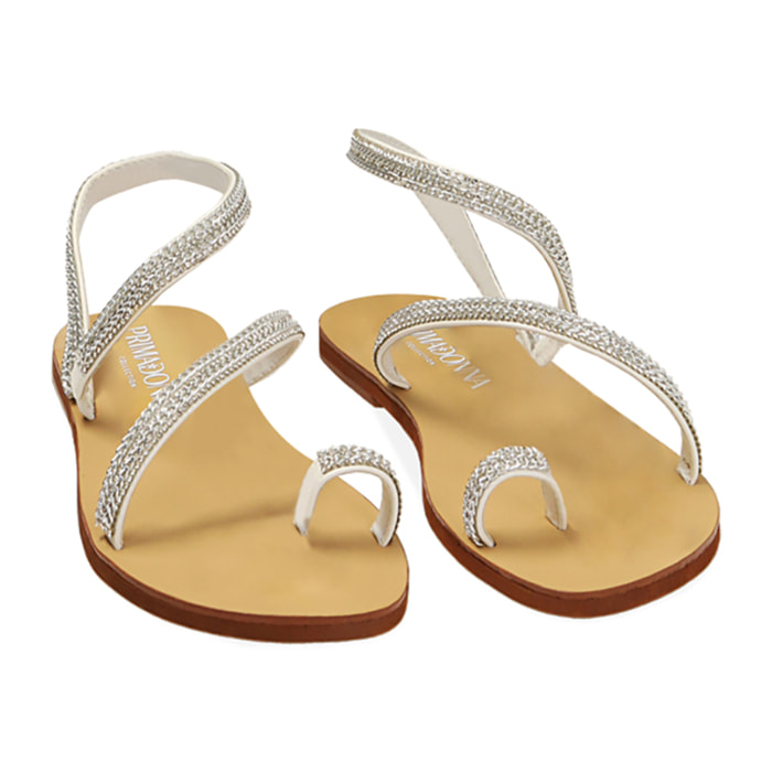 Sandalias blancas