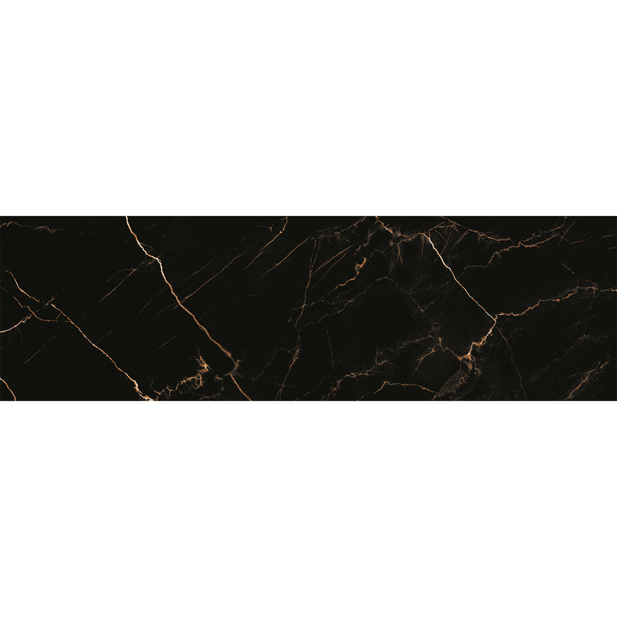 Sticker crédence adhésive - MARBRE NOIR CUIVRÉ - 60x200cm
