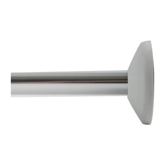 Barre tringle pour rideau de douche d'angle à fixer en Alu MAGIC 80x80cm Finition Brillante Spirella