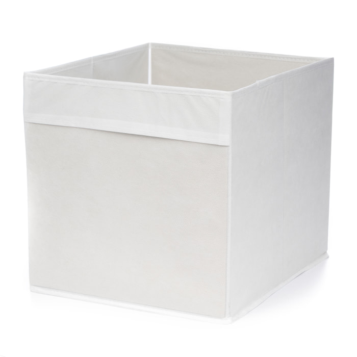 Scatola di stoccaggio pieghevole con base convertibile in coperchio. 34x38x34 cm.