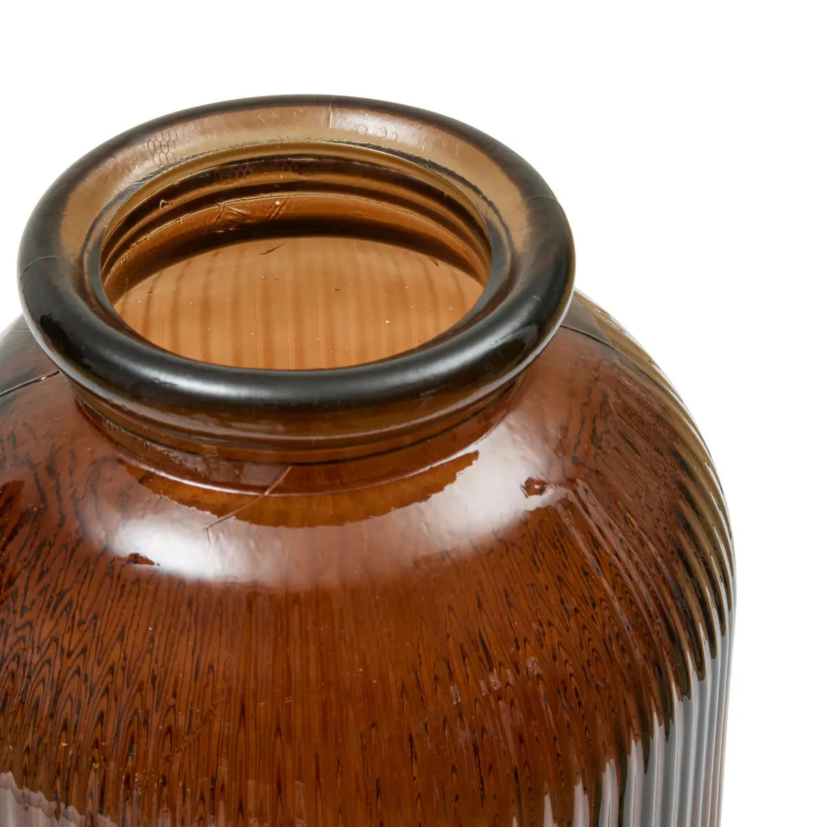 Vase Luz ambre H72cm