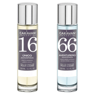 Set de 2 perfumes caravan hombre nº66 y nº 16