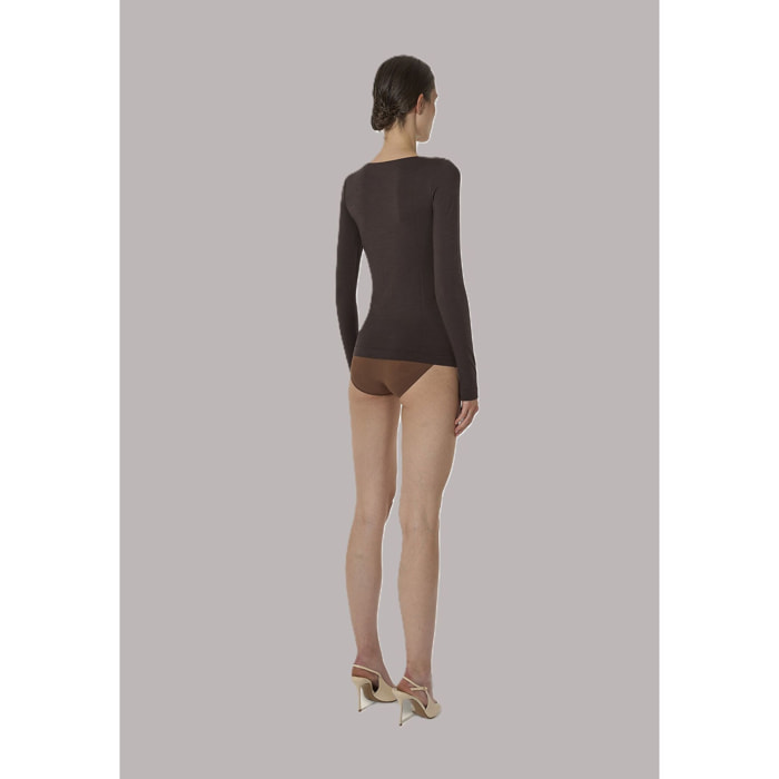 Top Pure Wool Top Long Sleeves