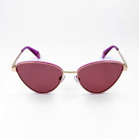 Polaroid - lunettes de soleil pour femme - doré - indice solaire: cat. 2