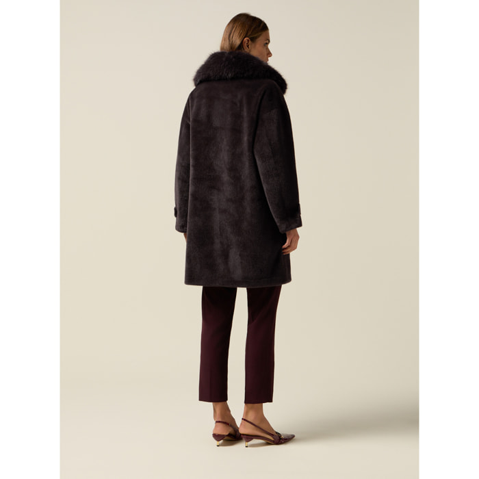 Oltre - Cappotto in tessuto morbido - Grigio