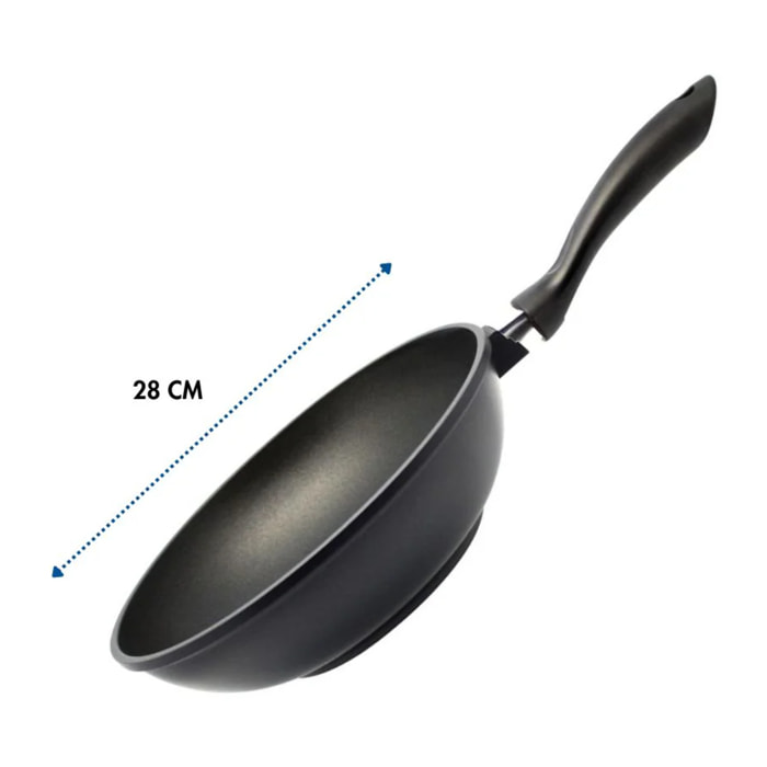 Wok 28 cm Elo Alucast