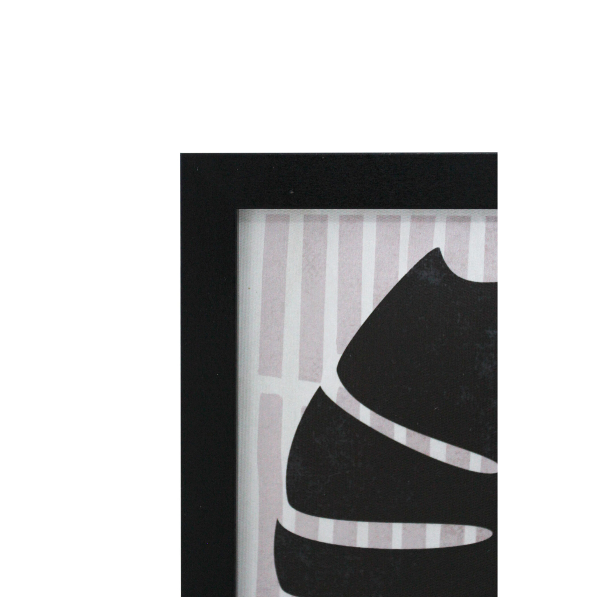 Set 6 cuadros México poliéster verde-lila-negro 50x40x4 cm