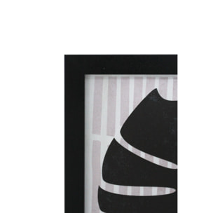 Set 6 cuadros México poliéster verde-lila-negro 50x40x4 cm